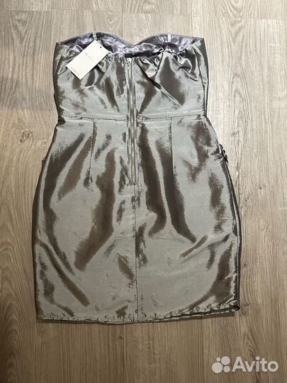 Новое коктейльное платье со стразами