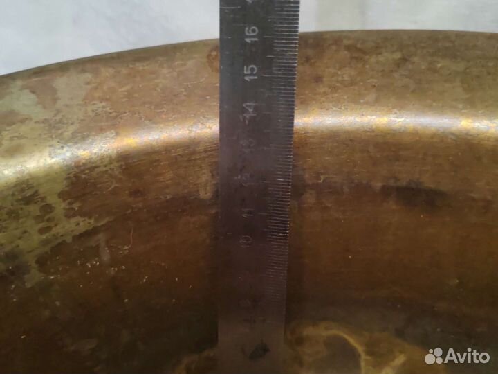 Латунный таз