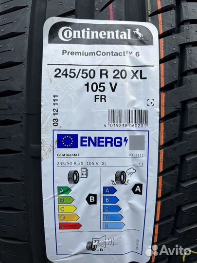 Continental PremiumContact 6 245/50 R20 105V