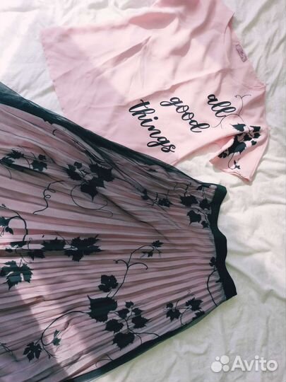 Костюм двойка летний с юбкой