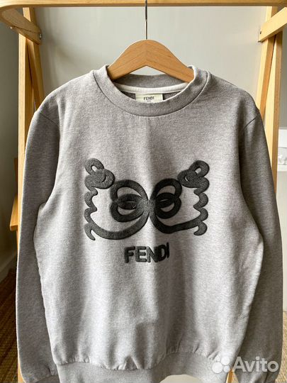 Хлопковая толстовка Fendi, 140