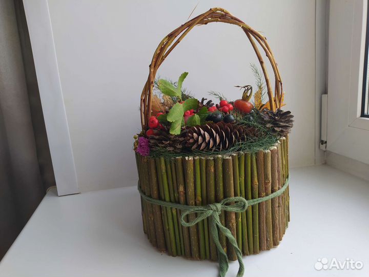 Декоративная осенняя композиция на заказ