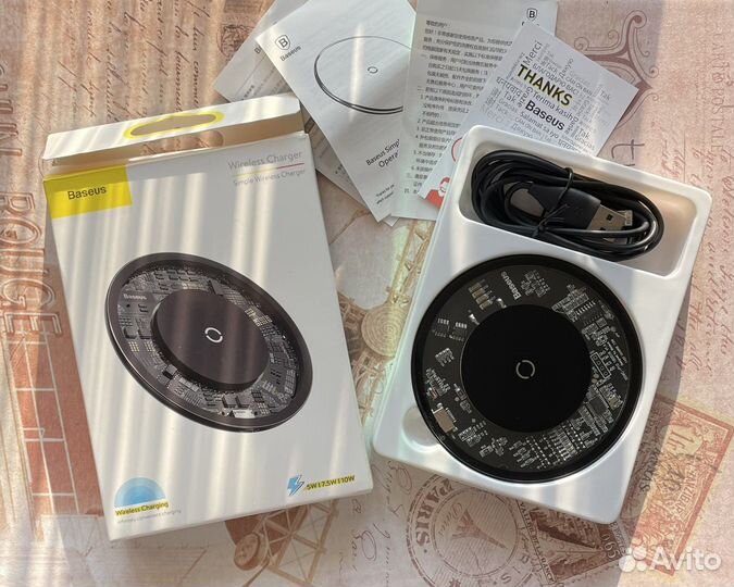 Беспроводное зарядное устройство Baseus Simple