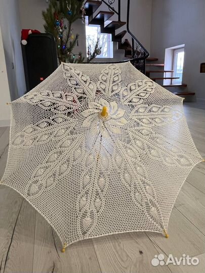 Зонт ручной работы