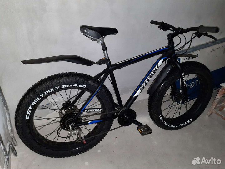 Фэтбайк на 20 дюймов раме, колеса 26х4.8