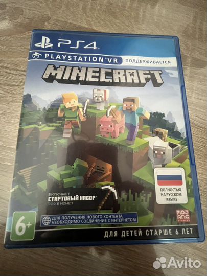 Minecraft ps4 диск