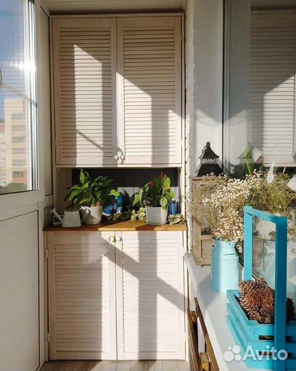 Отделка балкона