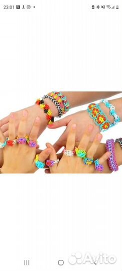 Резинки для девочек, для плетения браслетов