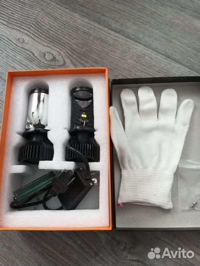 Светодиодные лампочки с линзой h4