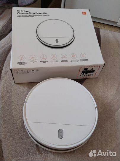 Робот пылесос xiaomi mi robot vacuum mop essential