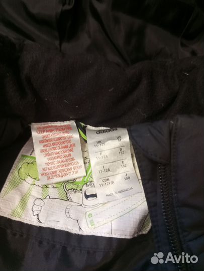 Пуховик Адидас