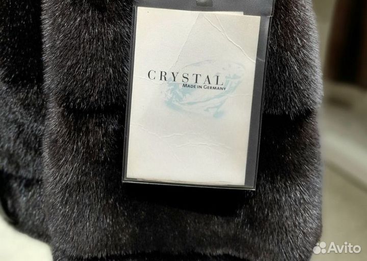 Шуба норковая с капюшоном новая 44 размер Crystal