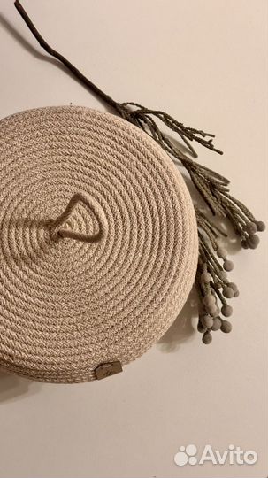 Корзинка из хлопкового шнура