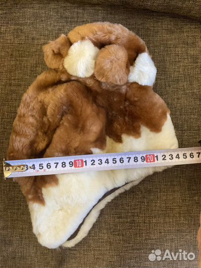 Шапка детская из мутона для девочки