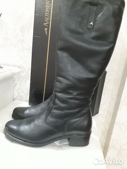 Сапоги финские зима нат.кожа р.37