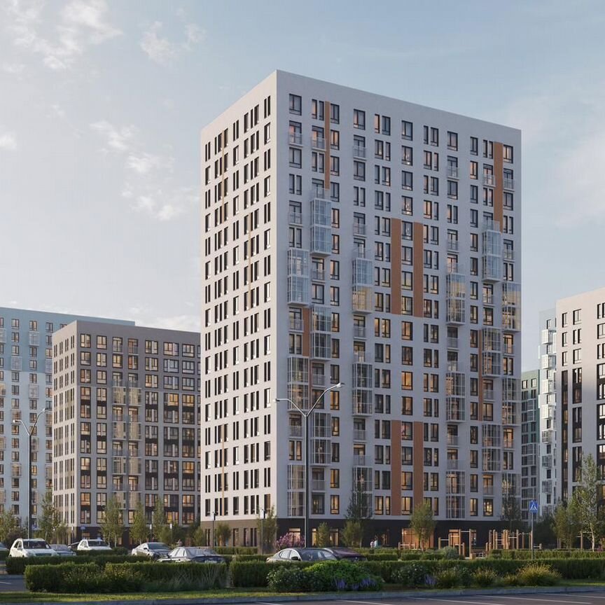 1-к. квартира, 34,8 м², 12/17 эт.