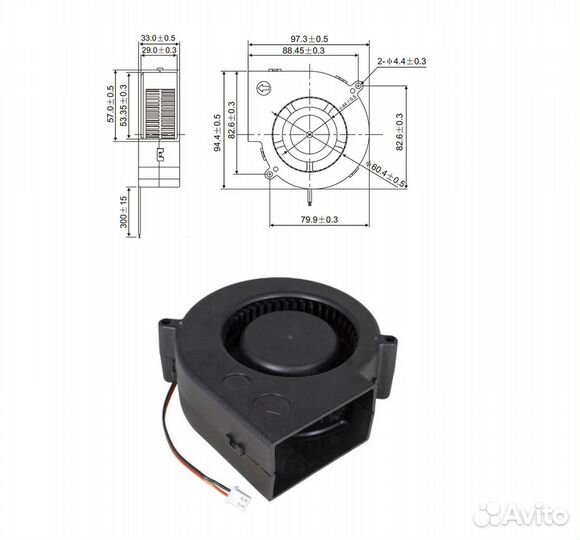 1 шт Вентилятор RQU8020HS 12V постоянного тока тип