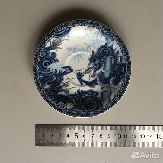 Чайная пара под китайскую роспись фарфор 120 мл