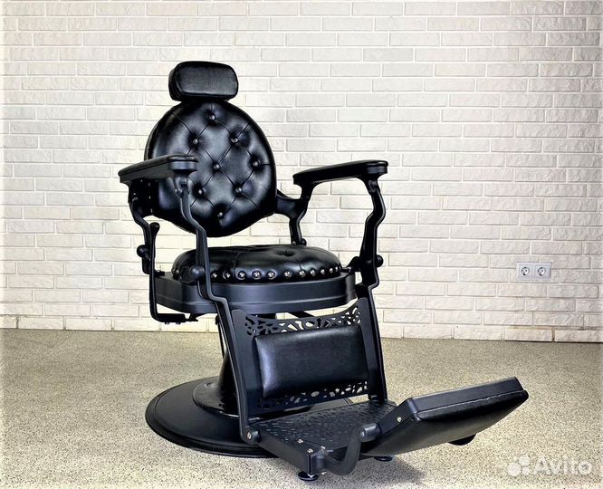 Барбер кресло Winchester черное DL-2854