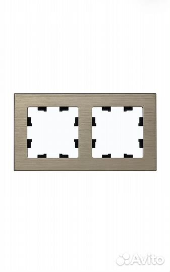 Рамка Schneider Electric латунь AtlasDesign Nature