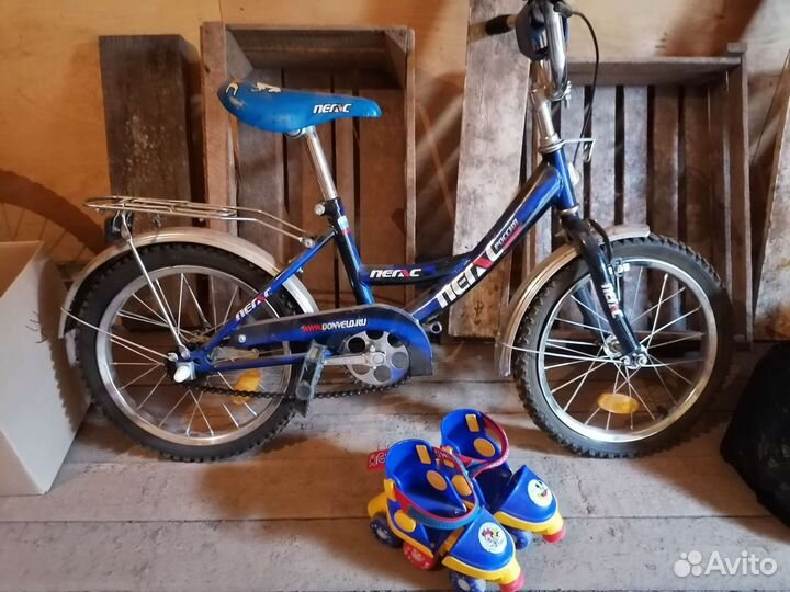 Детский велосипед бу 16