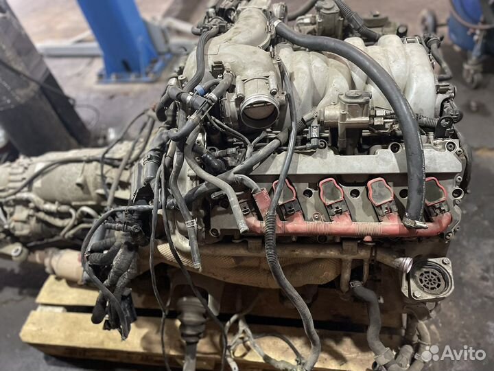 Двигатель Audi S8 5.2 V10 BSM