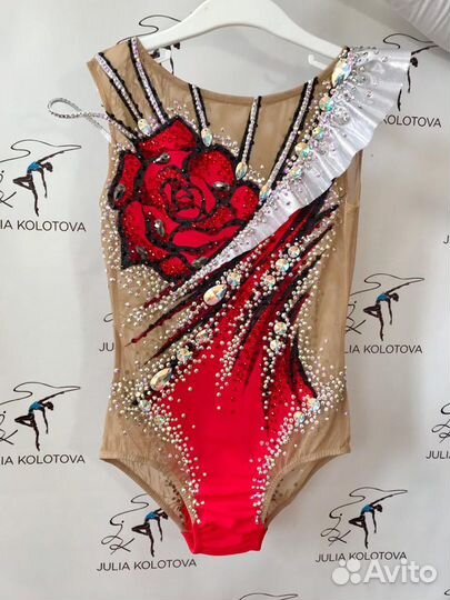 Купальник художественная гимнастика 140-150см