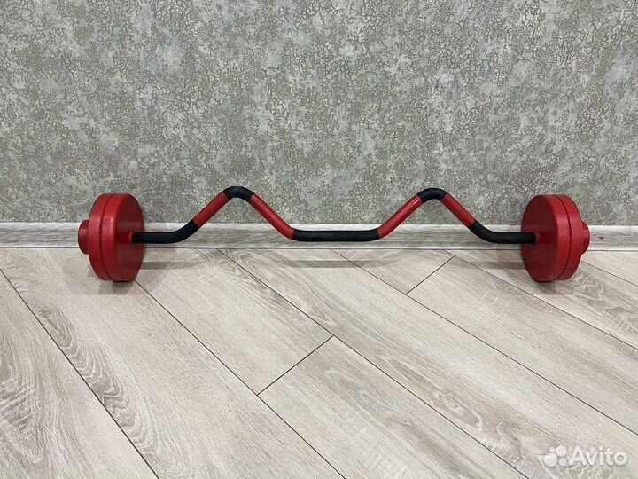 Штанга с блинами