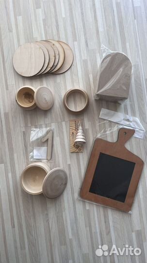 Деревянные заготовки для творчества, декупажа