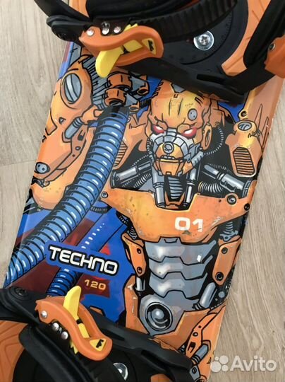 Полный детский сноуборд комплект 120