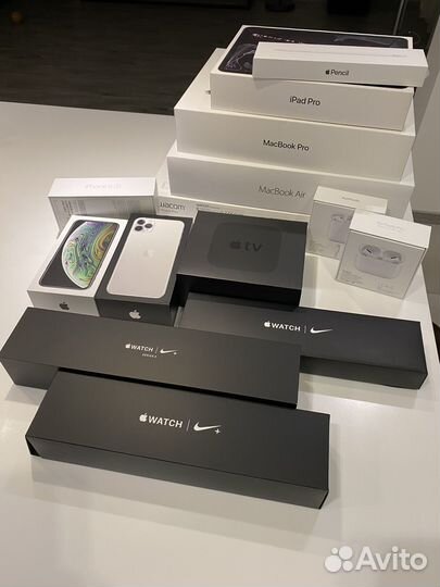 Коробки техники apple (оригинал)