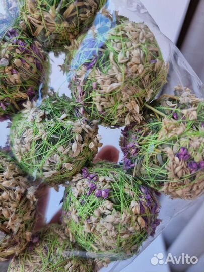 Декоративные шары из цветов