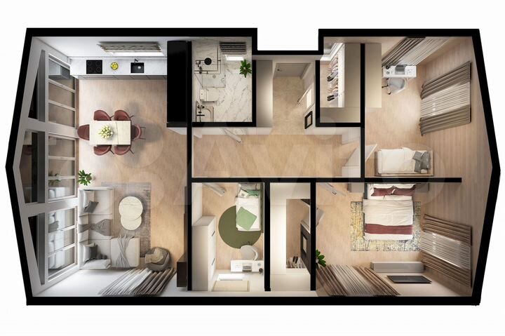 Дом 93 м² на участке 8 сот.