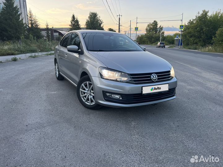 Volkswagen Polo 1.6 AT, 2017, 85 000 км