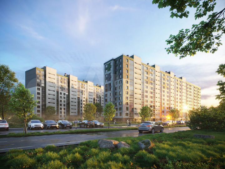 2-к. квартира, 57,8 м², 12/12 эт.