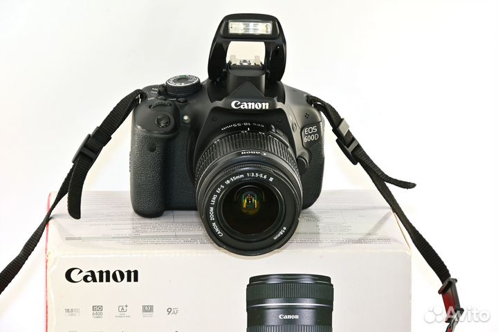Canon EOS 600D/T3i 18.0MP зеркалка Kit 18-55