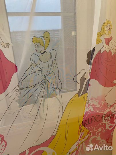 Продам новые шторы в детскую для девочки