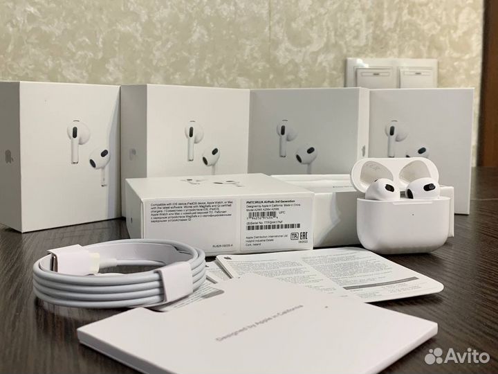 AirPods 3 (новые) +чехол