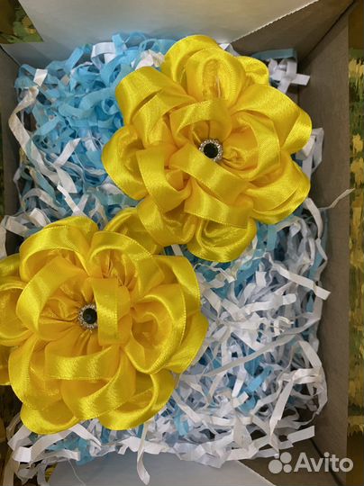 Изготовление излелий из атласных лент