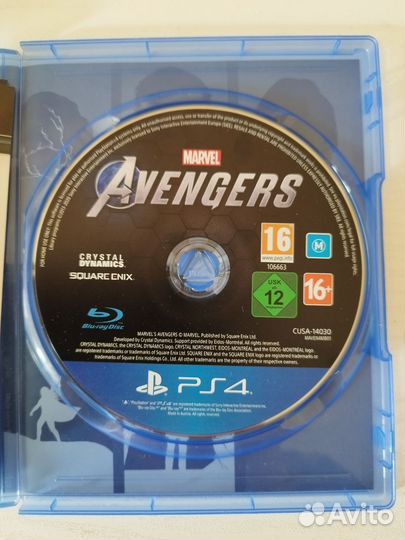 Игры для приставок ps4 Marvel Avengers