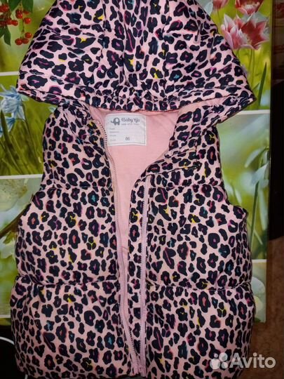 Жилетка baby go 86 и джинсы 98