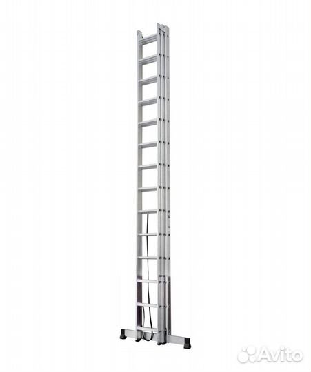 Лестница раздвижная трехсекционная