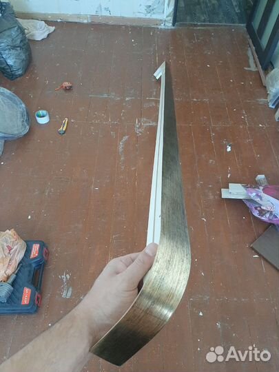 Карниз для штор потолочный + второй наличник