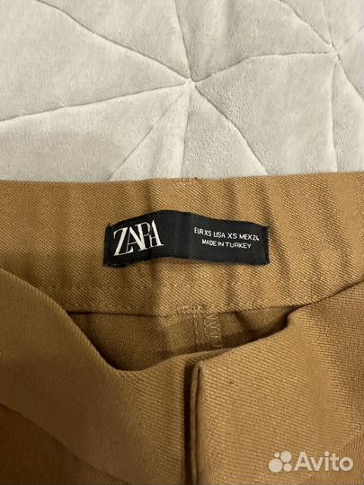 Бежевые брюки Zara в отличном состоянии