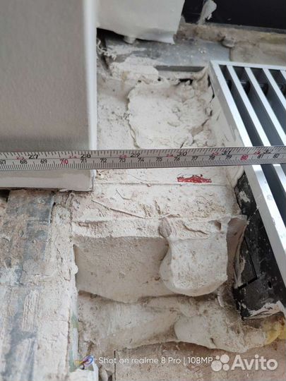 Сложный подоконник из камня