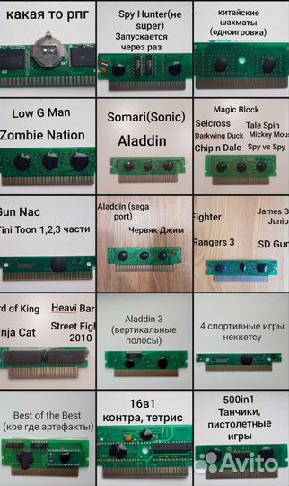 Картриджи Денди Dendy Tv Game староделы 90х