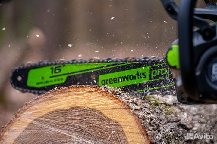 Greenworks GD60CS25 цепная пила, 60V