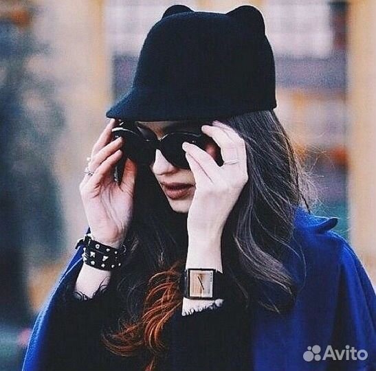 Шляпка с ушками Жокейка