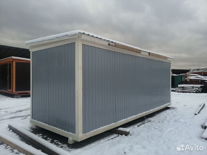 Бытовка 6х2,3м утепленная на участок