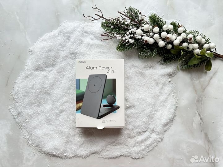 Док станция 3 in 1 VLP Alum for iPhone (Dark Gray)